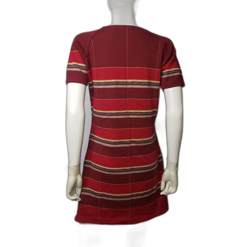 Vintage FREE PEOPLE Short Sleeve Wool Winter Dress Womens Size Medium